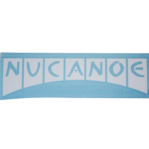 Nucanoe Die Cut Sticker | Fishing Kayaks | Canoe Fishing | Nucanoe