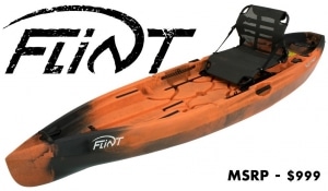 Hazard Flint W Logo | Fishing Kayaks | Canoe Fishing | Nucanoe