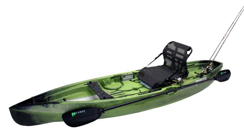 Flint Nuclear Green E | Fishing Kayaks | Canoe Fishing | Nucanoe