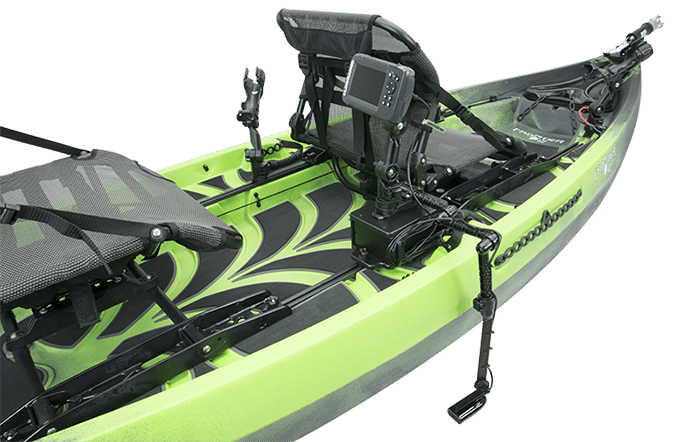 Frontier 12 Tandem Motorized Fishing Kayak NuCanoe