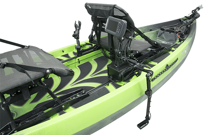 Frontier 12 Tandem Motorized Fishing Kayak, Kayaks