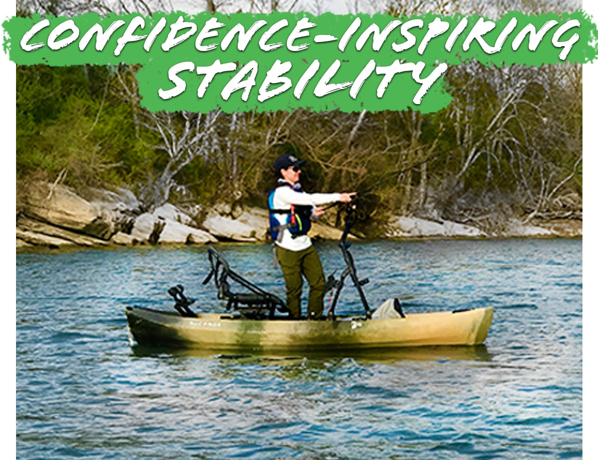 F Confidence Inspiring Stability | Fishing Kayaks | Canoe Fishing | Nucanoe