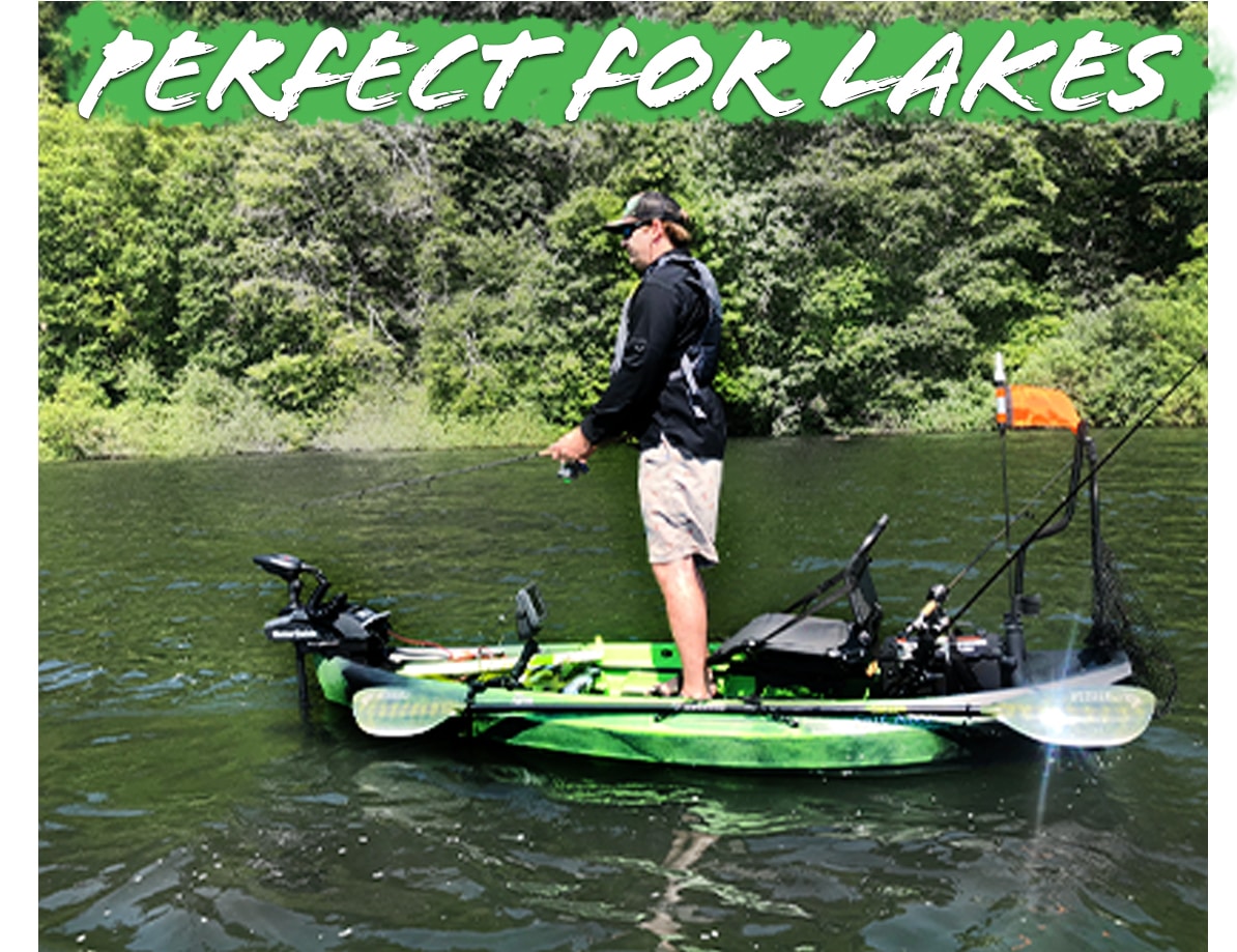 F Perfect For Lakes | Fishing Kayaks | Canoe Fishing | Nucanoe
