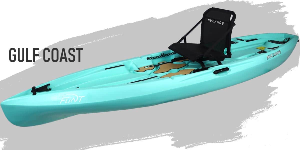Flint Color Options Gulf Coast | Fishing Kayaks | Canoe Fishing | Nucanoe