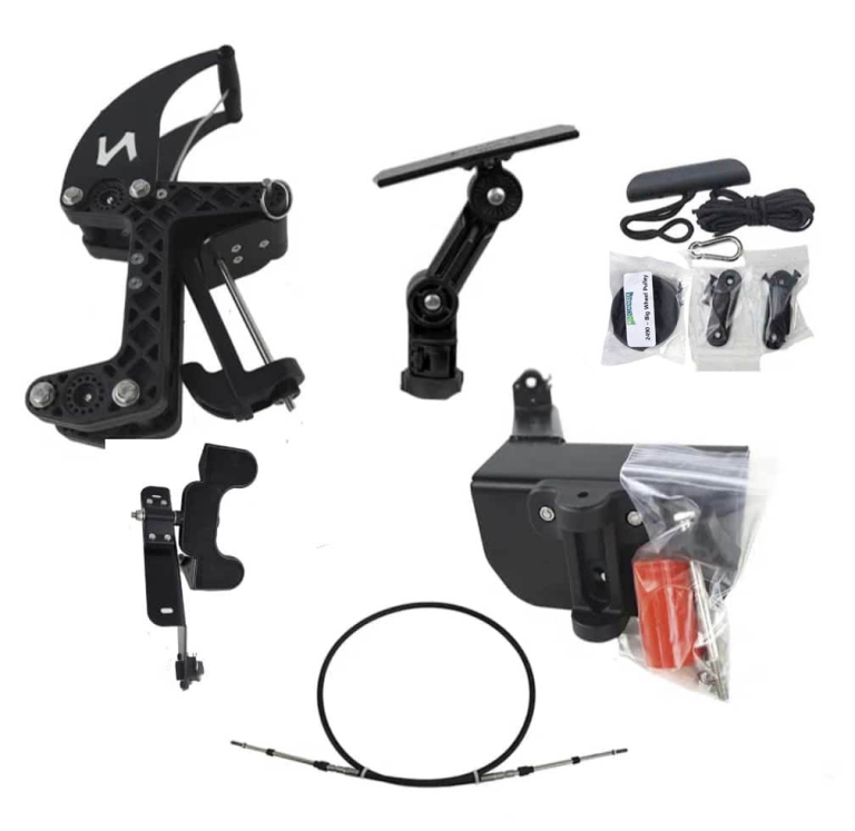 QuickConnect Foot Steering Mounting and Control Kit Hunting & Fishing Kayaks NuCanoe