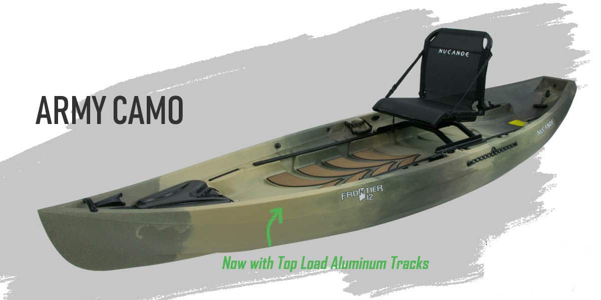 Frontier Color Options Armycamo | Fishing Kayaks | Canoe Fishing | Nucanoe