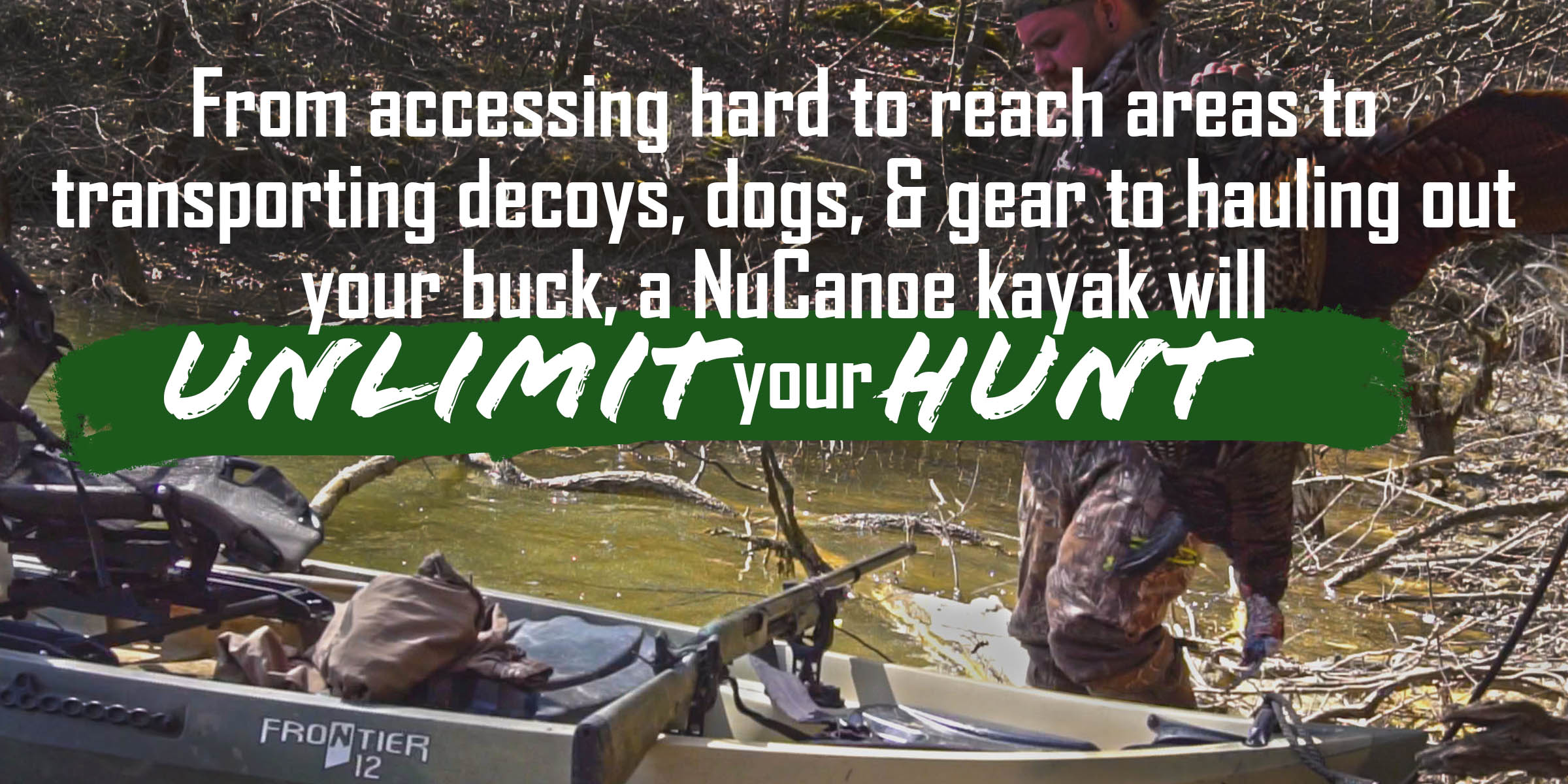 Hunting Slider | Fishing Kayaks | Canoe Fishing | Nucanoe