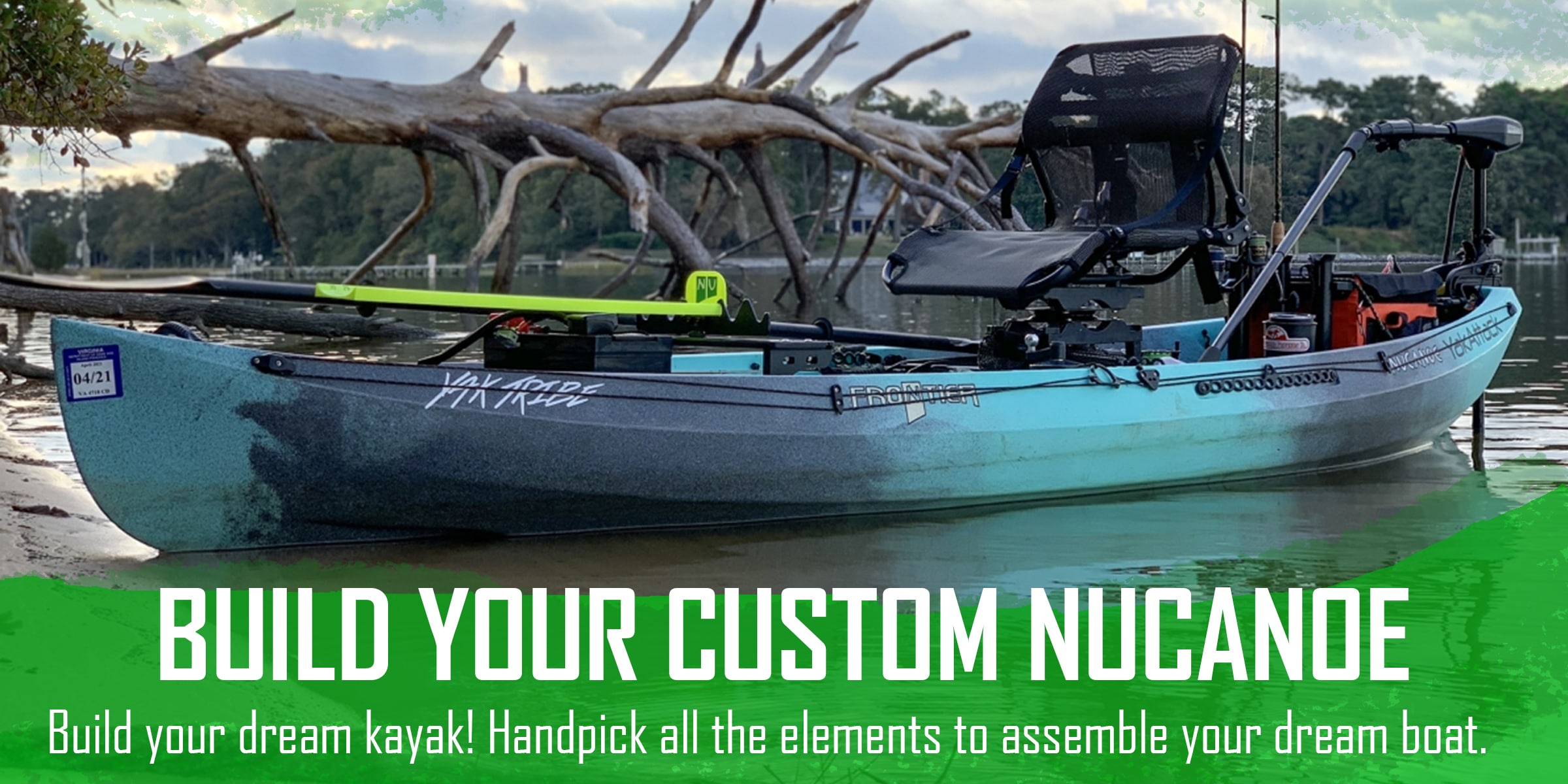 Slider Custombuilder | Fishing Kayaks | Canoe Fishing | Nucanoe