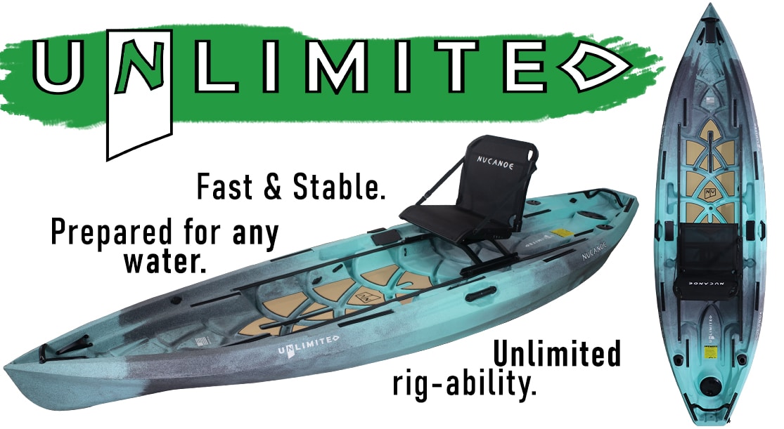Ultd Web Model Graphic | Fishing Kayaks | Canoe Fishing | Nucanoe