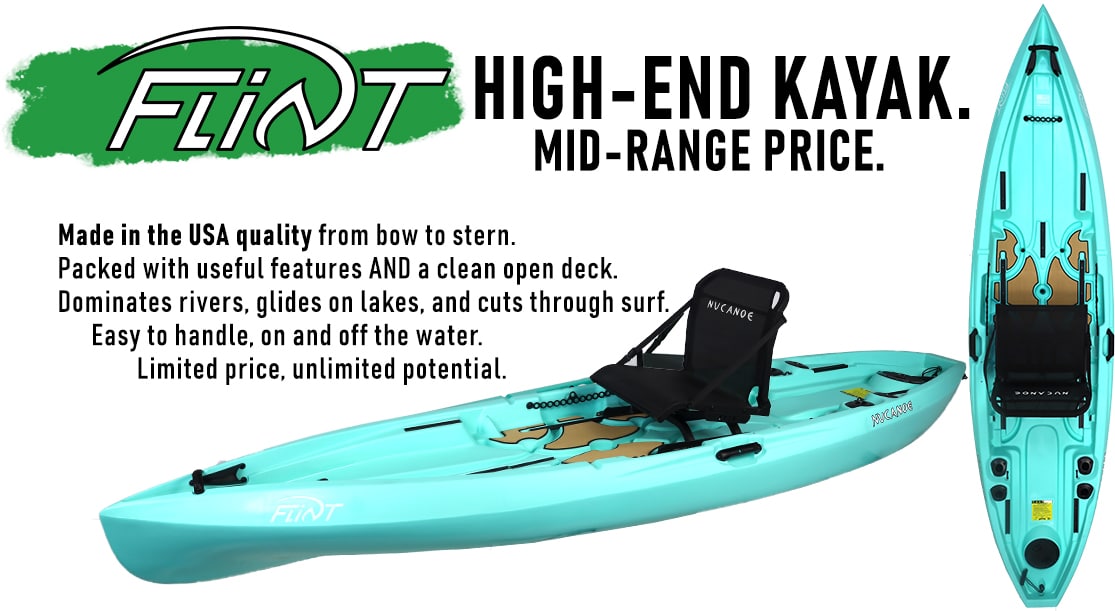 Web Model Graphic Flint | Fishing Kayaks | Canoe Fishing | Nucanoe