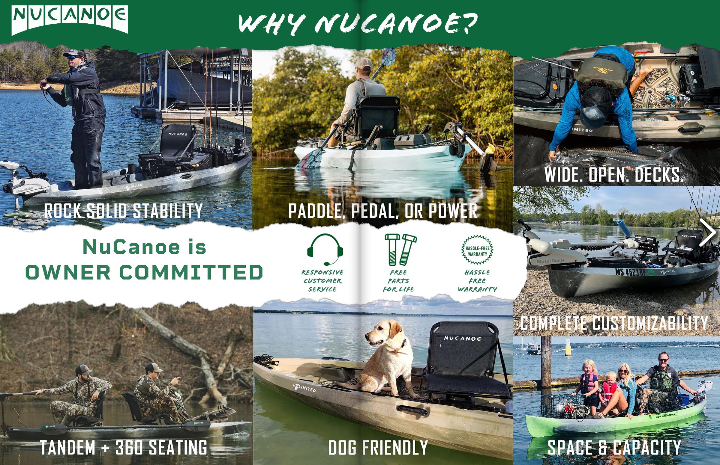 UNLIMITED, NuCanoe, Kayaks, Fishing