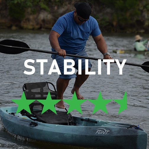 Stability | Fishing Kayaks | Canoe Fishing | Nucanoe