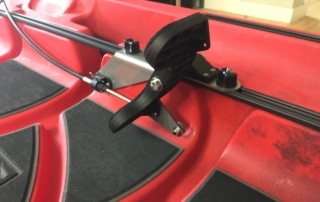 Quick Connect Foot Steering | Fishing Kayaks | Canoe Fishing | Nucanoe